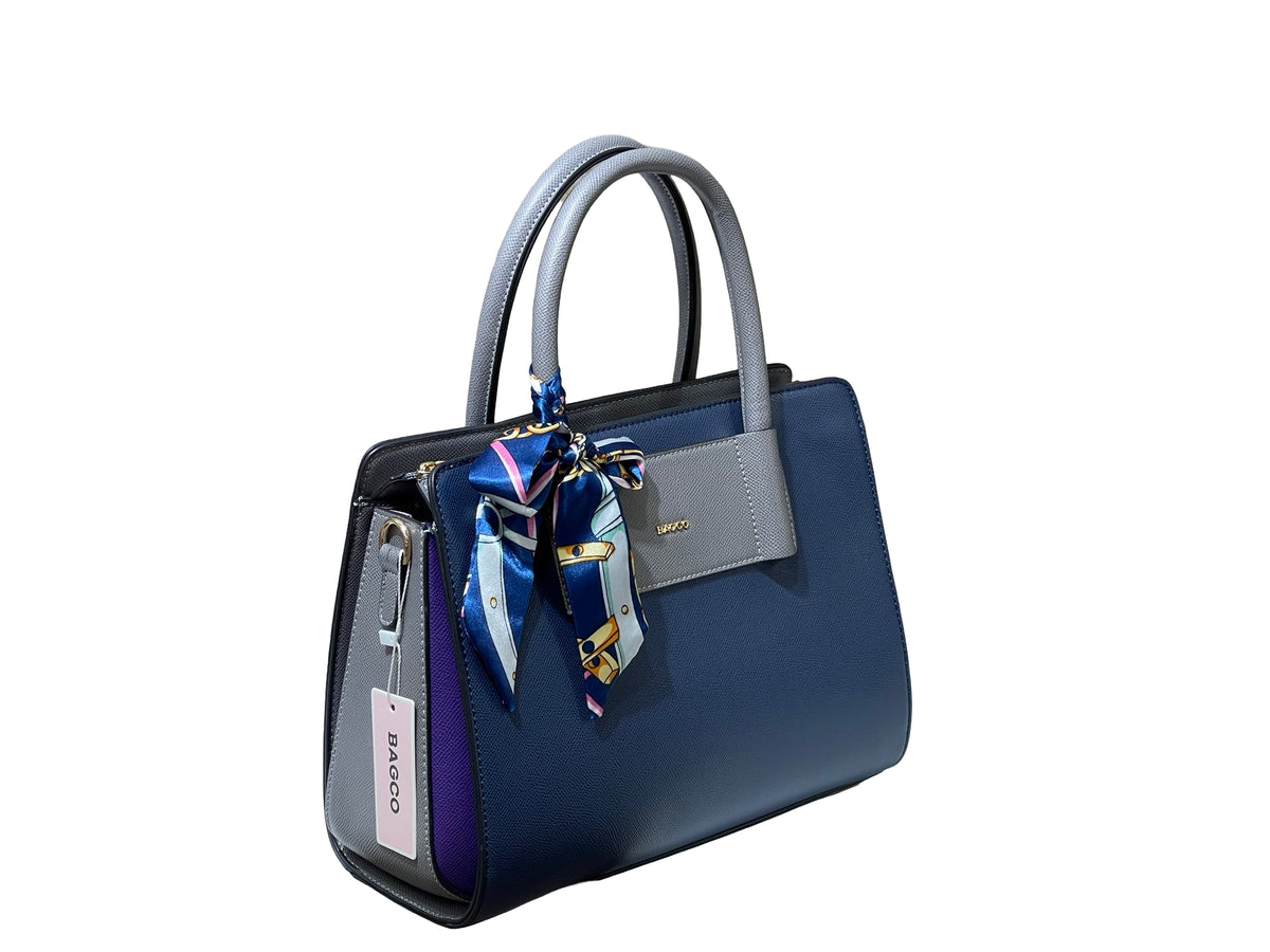 BAGCO Blue Shoulder Handbag