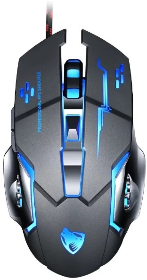 V6 WIRED  GAME MOUSE  BLACK