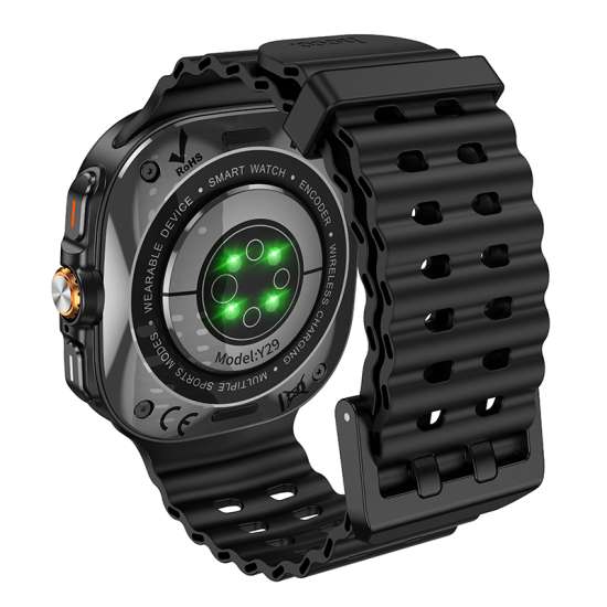 Watch - Hoco Y29 Smart Watch - Bluetooth Calling - Black (IP67 Waterproof)