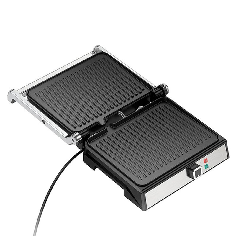 hoco HE40 Electric grill Dual Heating Smokeless non-stick Electric Frying Pan(EU) Silver