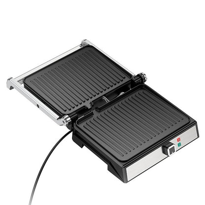 hoco HE40 Electric grill Dual Heating Smokeless non-stick Electric Frying Pan(EU) Silver