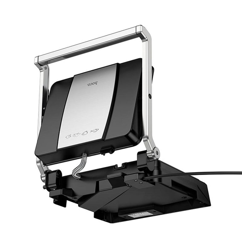 hoco HE40 Electric grill Dual Heating Smokeless non-stick Electric Frying Pan(EU) Silver