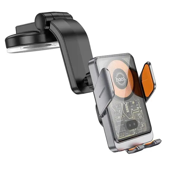 HW32 Crown push-type  wireless charging car holder (center console)